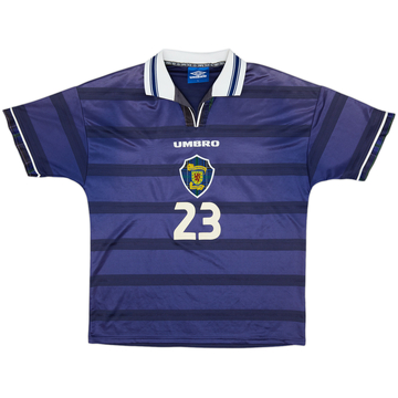 1998-00 Scotland Home Shirt #23 - 8/10 - (L)