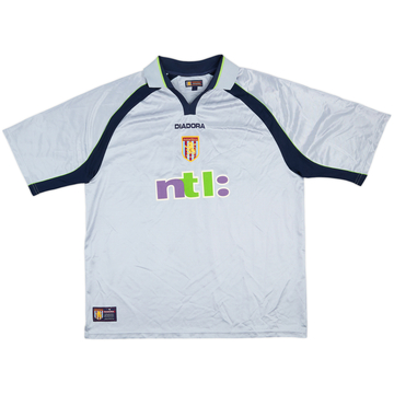 2001-02 Aston Villa Match Issue Intertoto Cup Away Shirt #8