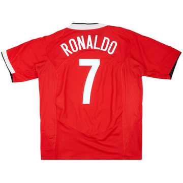 2004-06 Manchester United Home Shirt Ronaldo #7 - 7/10 - (XXL)