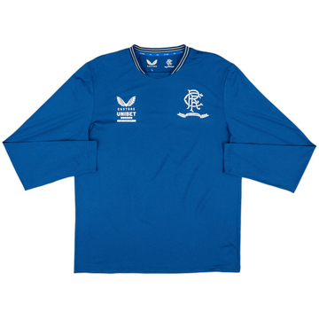 2022-23 Rangers Castore Training L/S Shirt - 8/10 - (L)