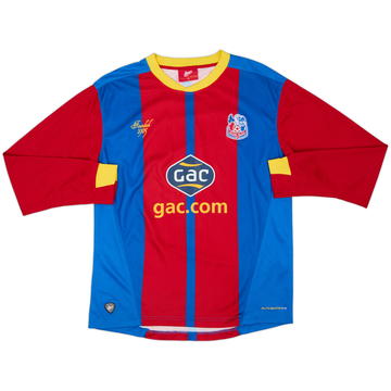 2012-13 Crystal Palace Home L/S Shirt - 7/10 - (M)
