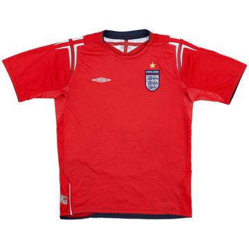 2004-06 England Away Shirt - 8/10 - (XL.Boys)