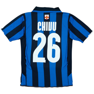 2007-08 Inter Milan Centenary Home Shirt Chivu #26 - 6/10 - (XL.Boys)