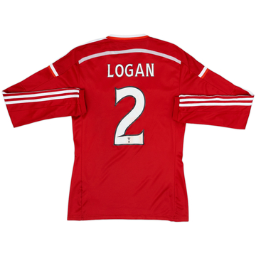 2014-15 Aberdeen Home L/S Shirt Logan #2 - 6/10 - (S)