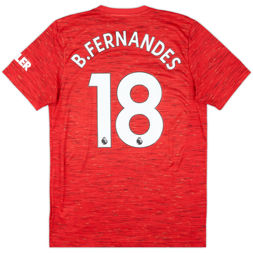 2020-21 Manchester United Home Shirt B.Fernandes #18 - 7/10 - (M)