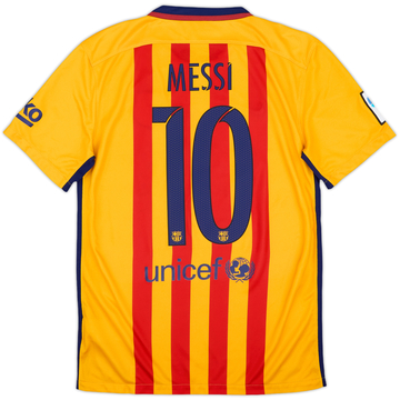 2015-16 Barcelona Away Shirt Messi #10 - 9/10 - (S)