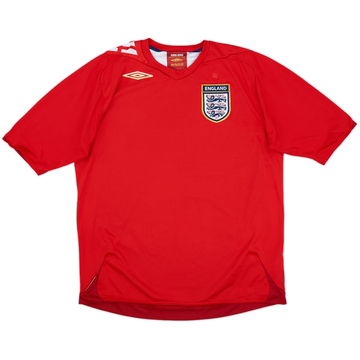 2006-08 England Away Shirt - 5/10 - (L)