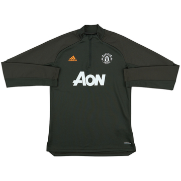 2020-21 Manchester United adidas 1/4 Zip Drill Top - 8/10 - (Women's S)