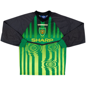 1997-98 Manchester United Camiseta de Portero - 8/10 - (G.Niños)
