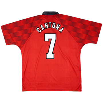 1996-98 Manchester United Home Shirt Cantona #7 - 10/10 - (XL)