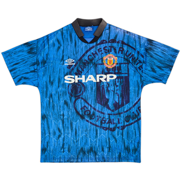 1992-93 Manchester United Away Shirt - 7/10 - (L)