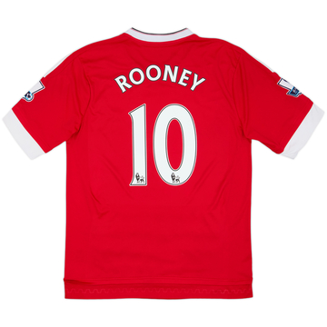 2015-16 Manchester United Home Shirt Rooney #10 - 6/10 - (L)