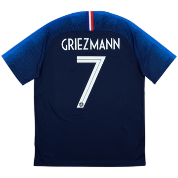 2018 France Home Shirt Griezmann #7 - 10/10 - (L)