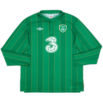 2011-12 Ireland Home L/S Shirt - 9/10 - (XL)