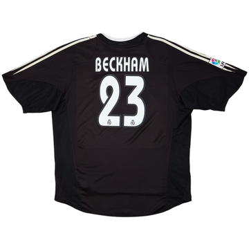 2004-05 Real Madrid Away Shirt Beckham #23 - 6/10 - (XL)