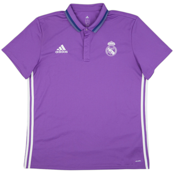 2016-17 Real Madrid adidas Polo Shirt - 8/10 - (XL)