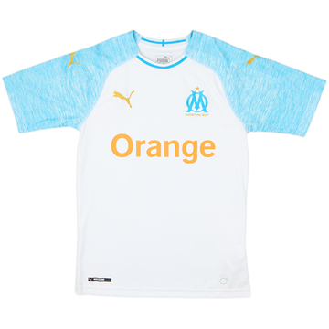 2018-19 Olympique Marseille Home Shirt - 7/10 - (XS)