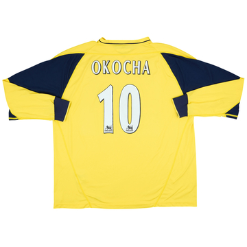 2002-03 Bolton Away L/S Shirt Okocha #10 - 8/10 - (XXL)