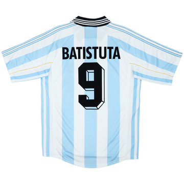 1998-99 Argentina Home Shirt Batistuta #9 - 10/10 - (M)