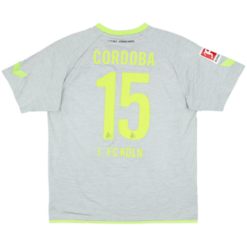2017-18 FC Koln Third Shirt Cordoba #15  - 10/10 - (XL)