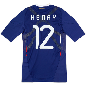 2009-10 France Player Issue Techfit Home Shirt Henry #12 - 7/10 - (L)