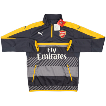 2016-17 Arsenal Puma 1/4 Zip Sweat Top (M)