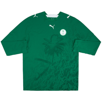 2006-07 Saudi Arabia Player Issue Away L/S Shirt - 8/10 - (XXL)