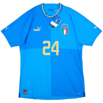 2022-23 Italy Authentic Home Shirt #24 (XL)