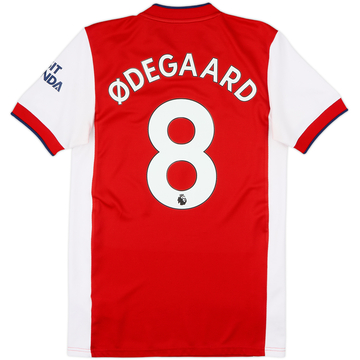 2021-22 Arsenal Home Shirt Odegaard #8 - 6/10 - (S)