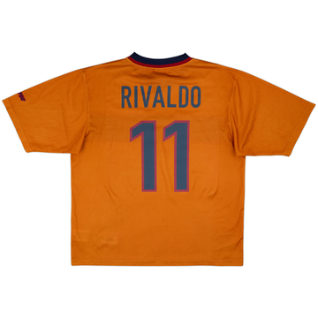 1998-00 Barcelona Basic Third Shirt Rivaldo #11 - 9/10 - (L)