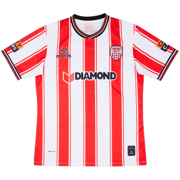 2024-25 Derry City Home Shirt - 10/10 - (L)