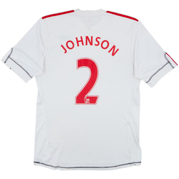 2009-10 Liverpool Away Shirt Johnson #2 - 6/10 - (M)