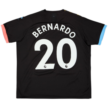 Camiseta de visitante del Manchester City 2019-20 Bernardo #20 - 8/10 - (Mujeres XL)