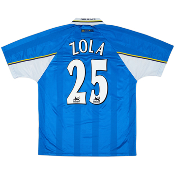 1997-99 Chelsea Home Shirt Zola #25 - 5/10 - (L)