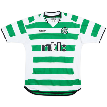 2001-03 Celtic Home Shirt - 8/10 - (M.Boys)