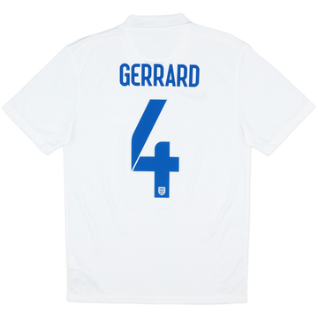 2014-15 England 'Brazil' Home Shirt Gerrard #4 - 8/10 - (S)