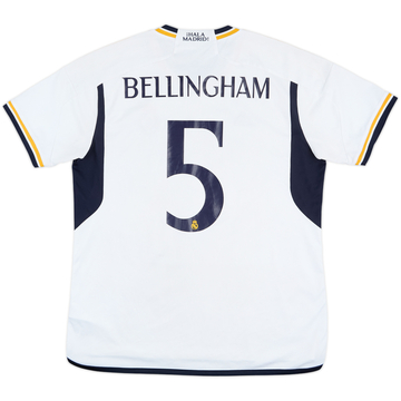 2023-24 Real Madrid Home Shirt Bellingham #5 - 6/10 - (XL)