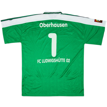 2001-02 Rot-Weiss Oberhausen Away Shirt FC Ludwigshutte 02 #1 - 9/10 - (XXL)