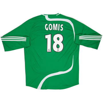 2007-08 Saint Etienne Home L/S Shirt Gomis #18 - 8/10 - (XL)