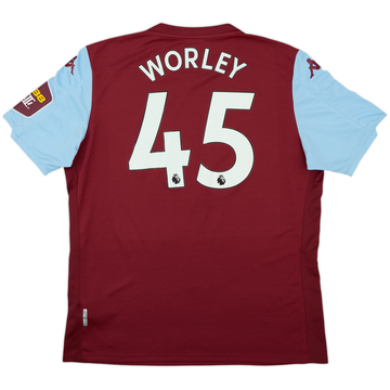 Camiseta de local del Aston Villa 2019-20 Worley #45 - 9/10 - (3XL)