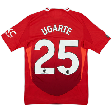 2024-25 Manchester United Authentic Home Shirt Ugarte #25 - 10/10 - (S)