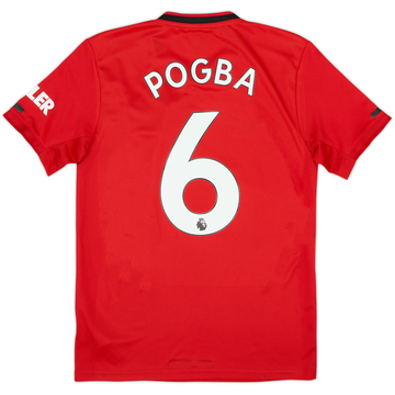 2019-20 Manchester United Home Shirt Pogba #6 - 6/10 - (S)