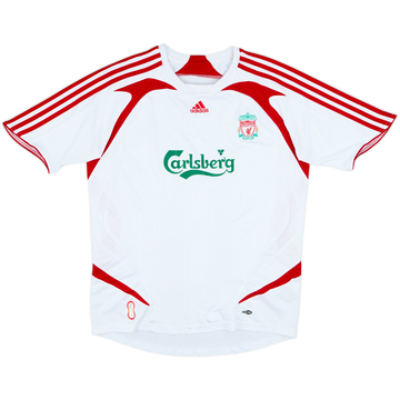 Camiseta de visitante del Liverpool 2007-08 - 8/10 - (Mujeres M)
