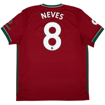 2020-21 Wolves Third Shirt Neves #8 - 9/10 - (XL)
