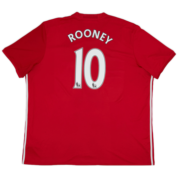 2016-17 Manchester United Home Shirt Rooney #10 - 9/10 - (3XL)