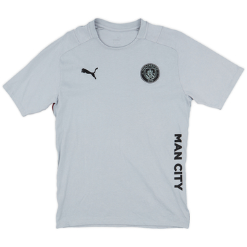 2021-22 Manchester City Puma Cotton Tee - 8/10 - (S)
