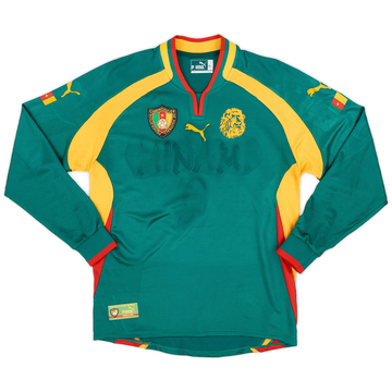 2000-02 Cameroon Home L/S Shirt - 4/10 - (S)