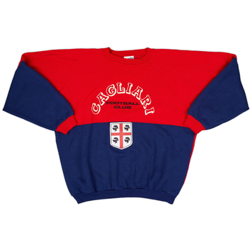 1990-91 Cagliari Le Felpe Dei Grandi Club Sweat Top - 8/10 - (M)