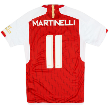 2023-24 Arsenal Home Shirt Martinelli #11 (S)