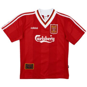 1995-96 Liverpool Home Shirt - 7/10 - (Y)